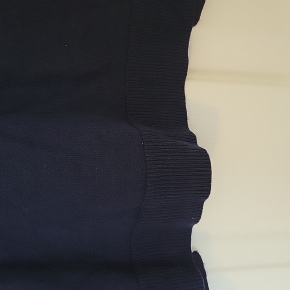 Navy Blue Open Cardigan - Picture 7 of 9